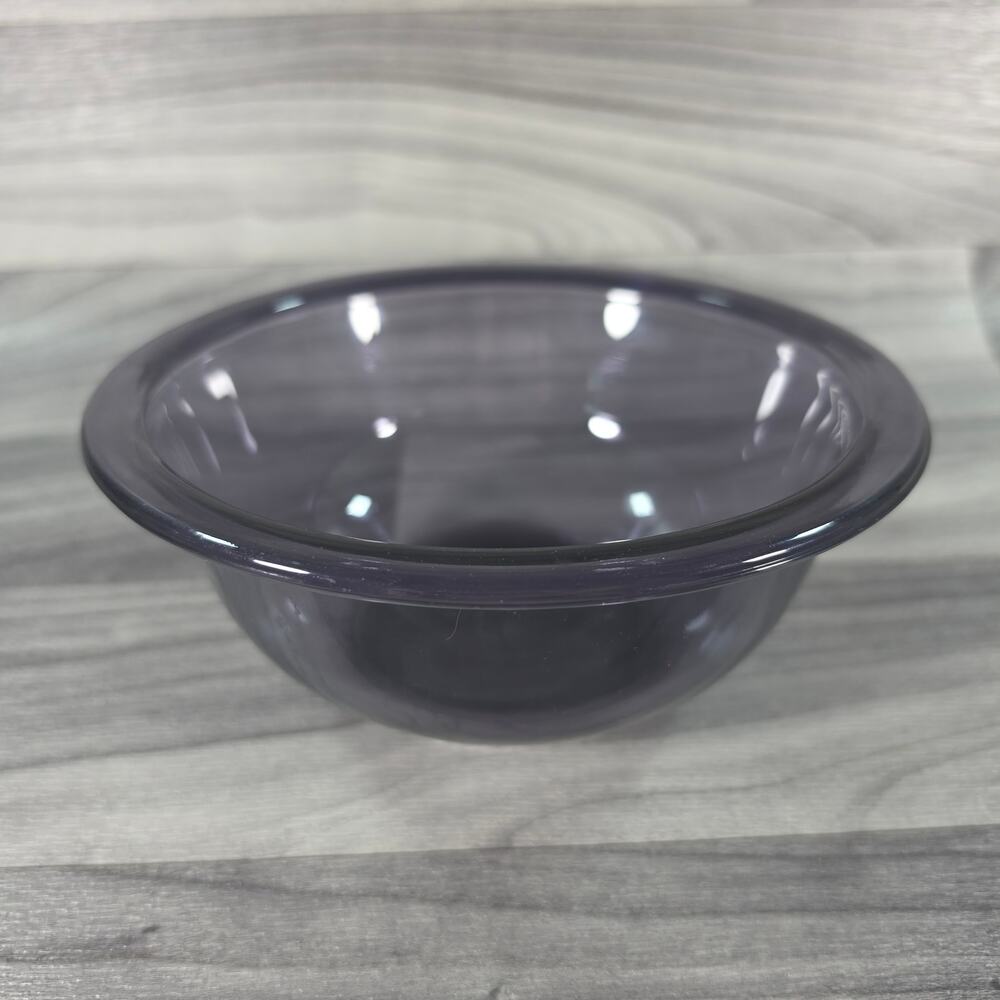 Vintage Pyrex Amethyst Plum Purple Glass Mixing Bowl 7 in Small Chip